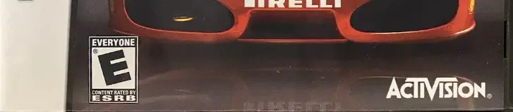 Ferrari Challenge: Trofeo Pirelli, the ESRB box on its front