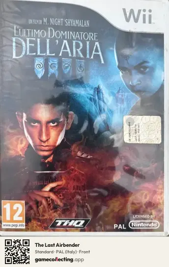 The Last Airbender Nintendo Wii, Italy box front