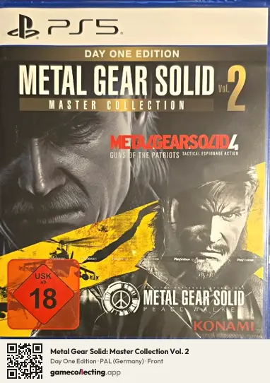 Metal Gear Solid: Master Collection Vol. 2 PlayStation 5, Germany box front