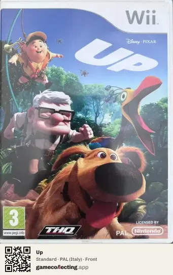 Up Nintendo Wii, Italy box front