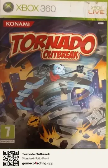Tornado Outbreak Xbox 360, PAL box front