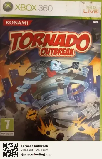 Tornado Outbreak Xbox 360, PAL box front