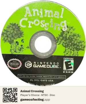 Animal Crossing Nintendo GameCube, NTSC disc