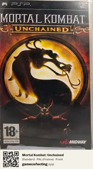 Mortal Kombat: Unchained PlayStation Portable, France box front