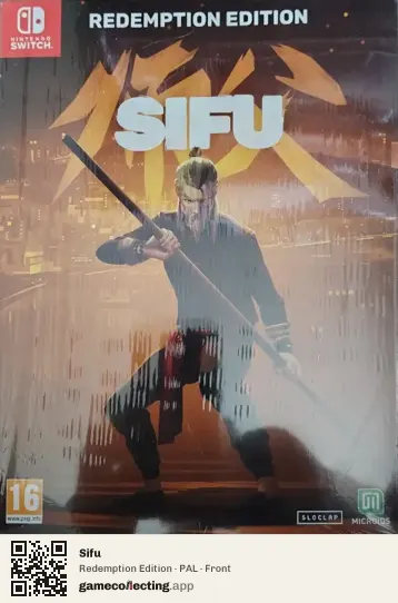 Sifu Nintendo Switch, PAL box front