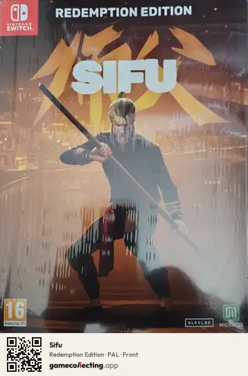 Sifu Nintendo Switch, PAL box front
