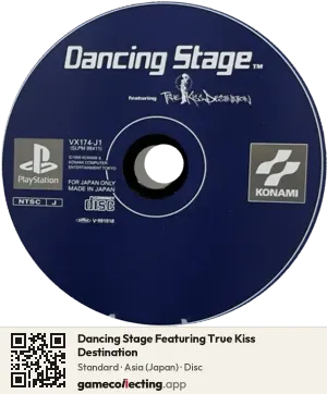 Dancing Stage Featuring True Kiss Destination PlayStation, Asia disc