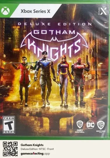 Gotham Knights Xbox Series X, NTSC box front