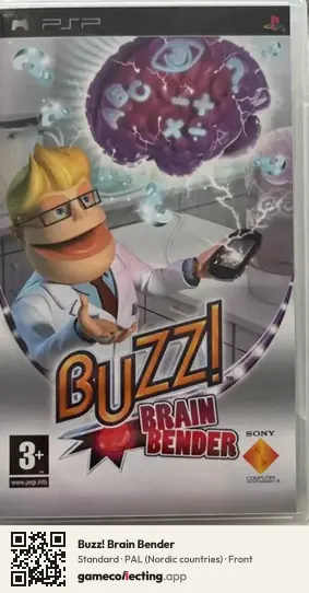 Buzz! Brain Bender PlayStation Portable, Nordic countries box front