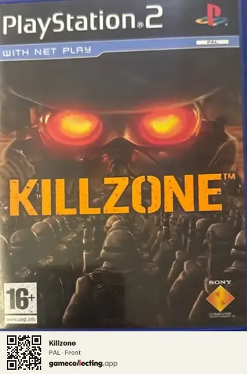 Killzone PlayStation 2, PAL box front