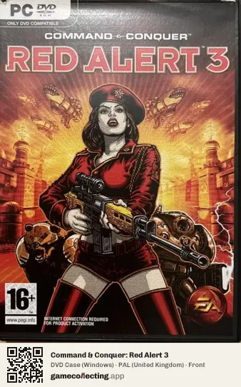 Command & Conquer: Red Alert 3 Computer, United Kingdom box front