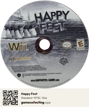 Happy Feet Nintendo Wii, NTSC disc