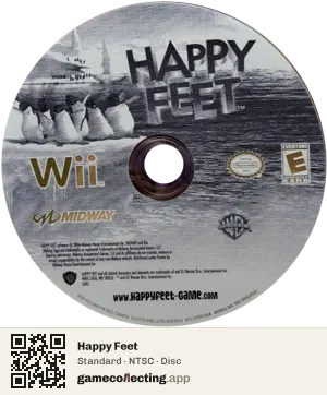 Happy Feet Nintendo Wii, NTSC disc