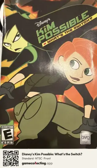 Disney's Kim Possible: What's the Switch? PlayStation 2, NTSC box front