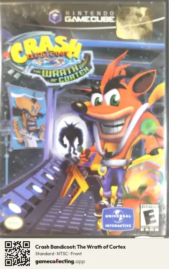 Crash Bandicoot: The Wrath of Cortex Nintendo GameCube, NTSC box front