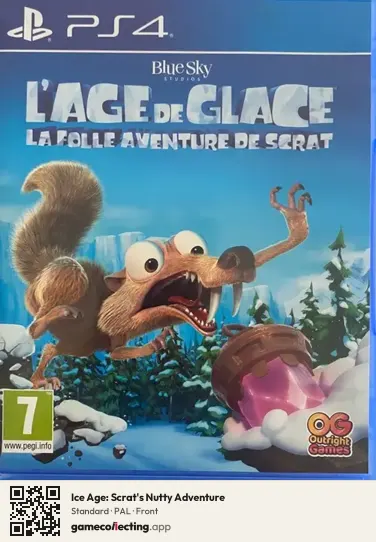 Ice Age: Scrat's Nutty Adventure PlayStation 4, PAL box front