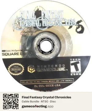 Final Fantasy Crystal Chronicles Nintendo GameCube, NTSC disc