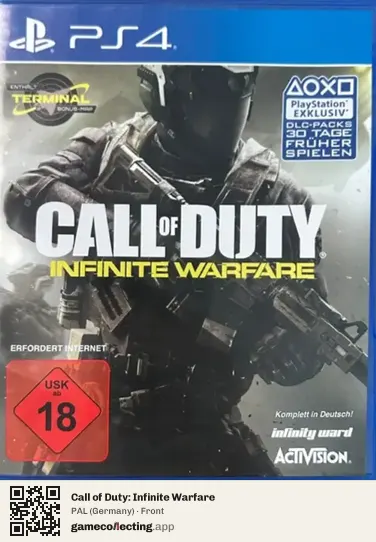Call of Duty: Infinite Warfare PlayStation 4, Germany box front