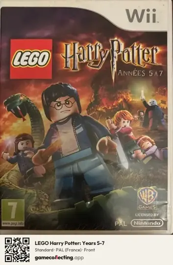 LEGO Harry Potter: Years 5-7 Nintendo Wii, France box front