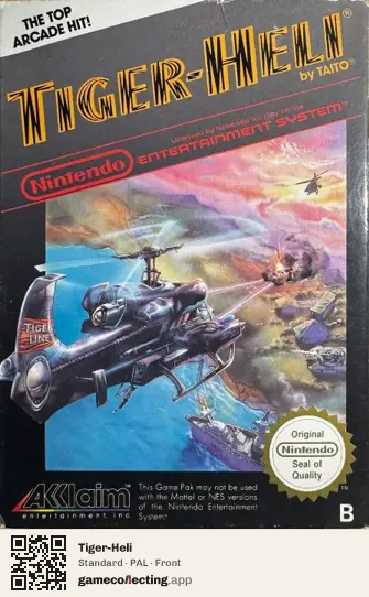 Tiger-Heli Nintendo Entertainment System, PAL box front