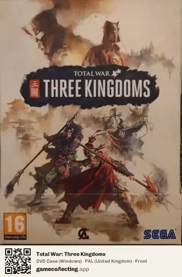 Total War: Three Kingdoms Computer, United Kingdom box front