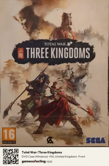 Total War: Three Kingdoms Computer, United Kingdom box front
