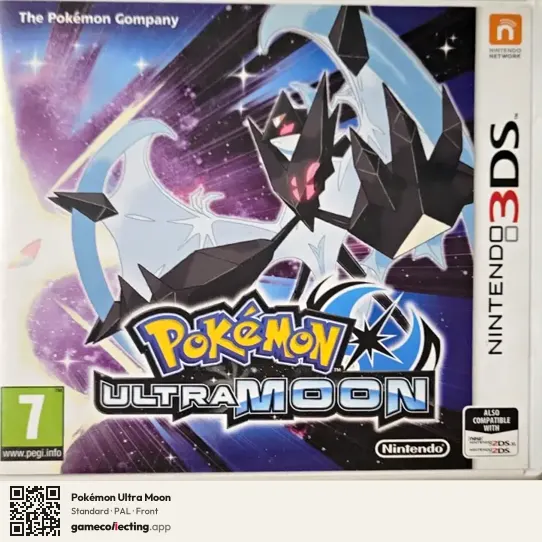 Pokémon Ultra Moon Nintendo 3DS, PAL box front