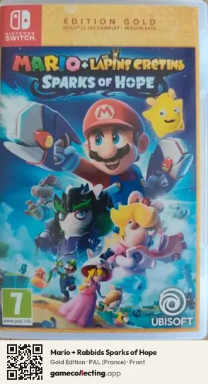 Mario + Rabbids Sparks of Hope Nintendo Switch, France box front