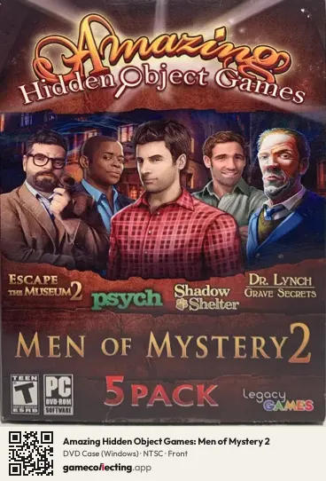 Amazing Hidden Object Games: Men of Mystery 2 Computer, NTSC box front