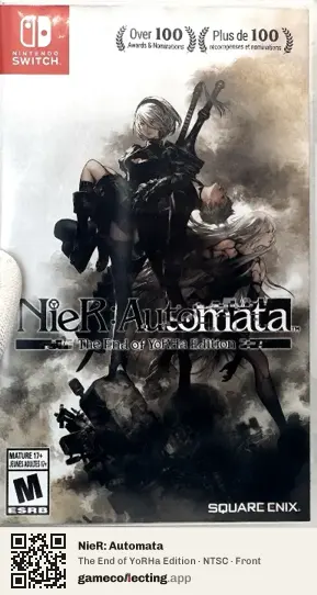NieR: Automata Nintendo Switch, NTSC box front