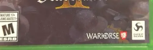Kingdom Come: Deliverance II, the ESRB box on its front