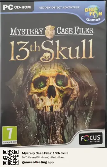 Mystery Case Files: 13th Skull Computer, PAL box front