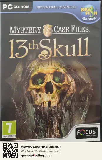Mystery Case Files: 13th Skull Computer, PAL box front