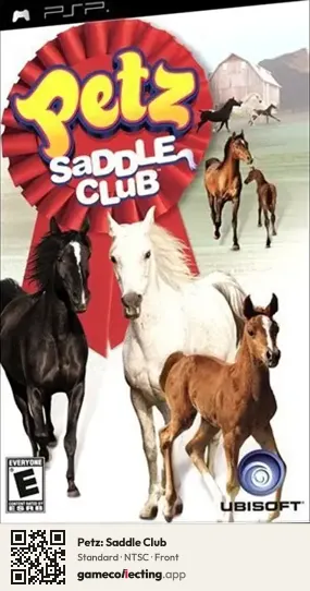 Petz: Saddle Club PlayStation Portable, NTSC box front