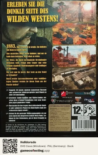 Helldorado Computer, Germany box back