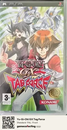 Yu-Gi-Oh! GX Tag Force PlayStation Portable, PAL box front