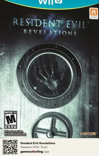Resident Evil: Revelations Nintendo Wii U, NTSC box front