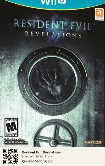 Resident Evil: Revelations Nintendo Wii U, NTSC box front
