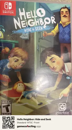 Hello Neighbor: Hide and Seek Nintendo Switch, NTSC box front