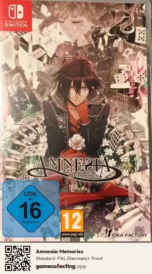 Amnesia: Memories Nintendo Switch, Germany box front