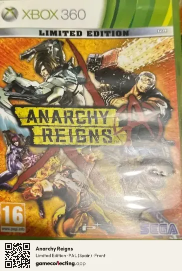 Anarchy Reigns Xbox 360, Spain box front