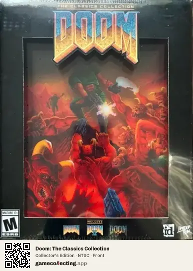 Doom: The Classics Collection PlayStation 4, NTSC box front