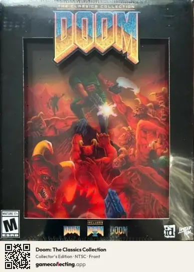 Doom: The Classics Collection PlayStation 4, NTSC box front
