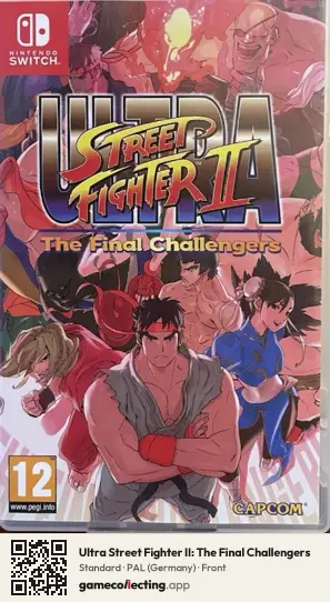 Ultra Street Fighter II: The Final Challengers Nintendo Switch, Germany box front