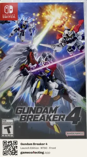 Gundam Breaker 4 Nintendo Switch, NTSC box front