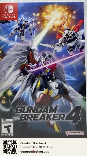 Gundam Breaker 4 Nintendo Switch, NTSC box front