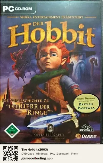The Hobbit (2003) Computer, Germany box front