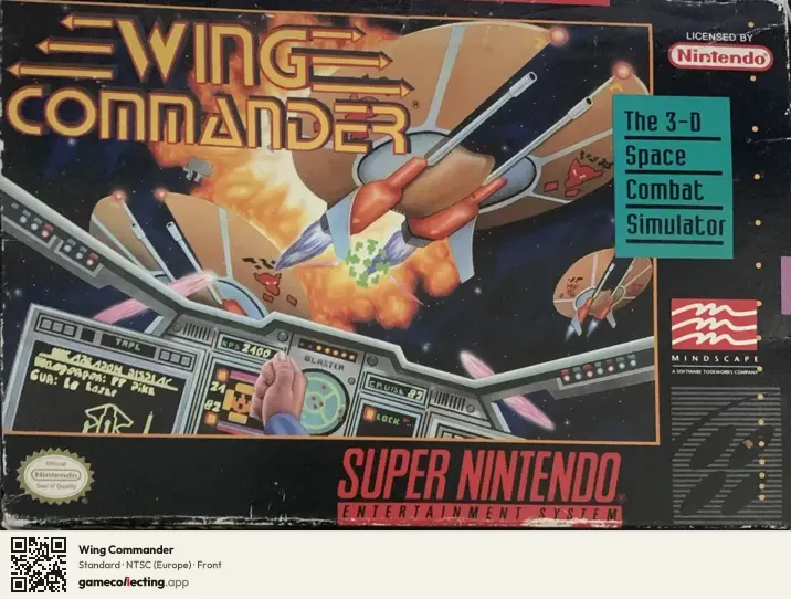 Wing Commander Super Nintendo Entertainment System, Europe box front