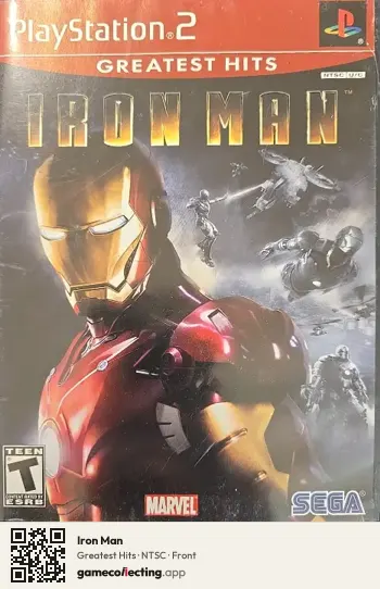 Iron Man PlayStation 2, NTSC box front
