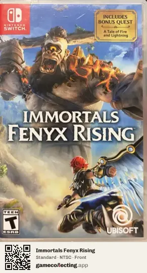 Immortals Fenyx Rising Nintendo Switch, NTSC box front